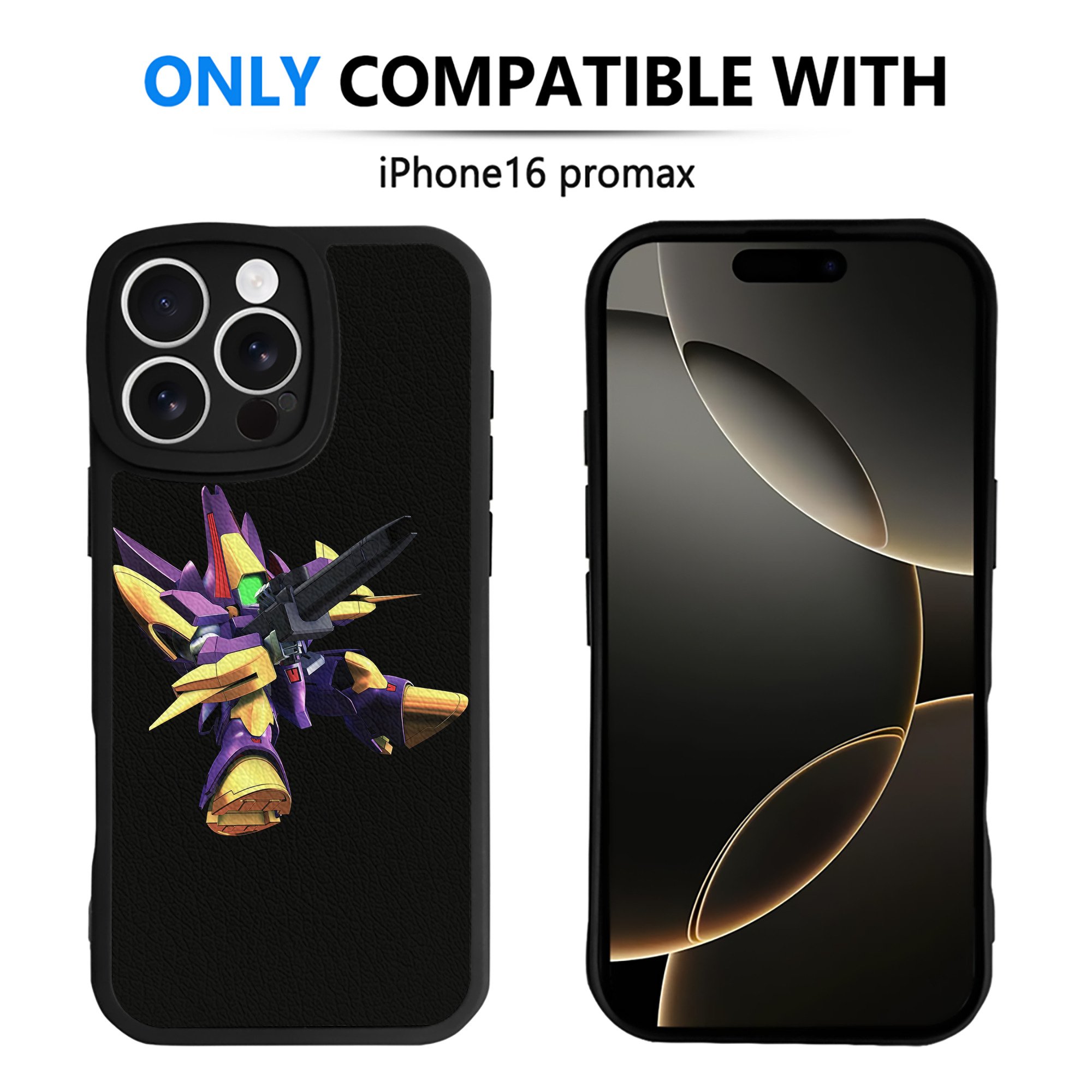 （画像用） 機動戦士ガンダム Mobile Suit Gundam 【iPhone 16シリーズ対応】シリコンスマホケース（レザー調） 材質：シリコン